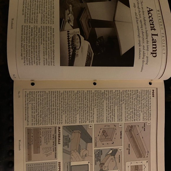 🎉5/$10🎉 Woodsmith magazine number 75 June 1991 eight sided patio table - Picture 5 of 8